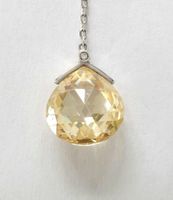 Silber 925 Collier mit Citrin, brillant & sonnengelb - NEU