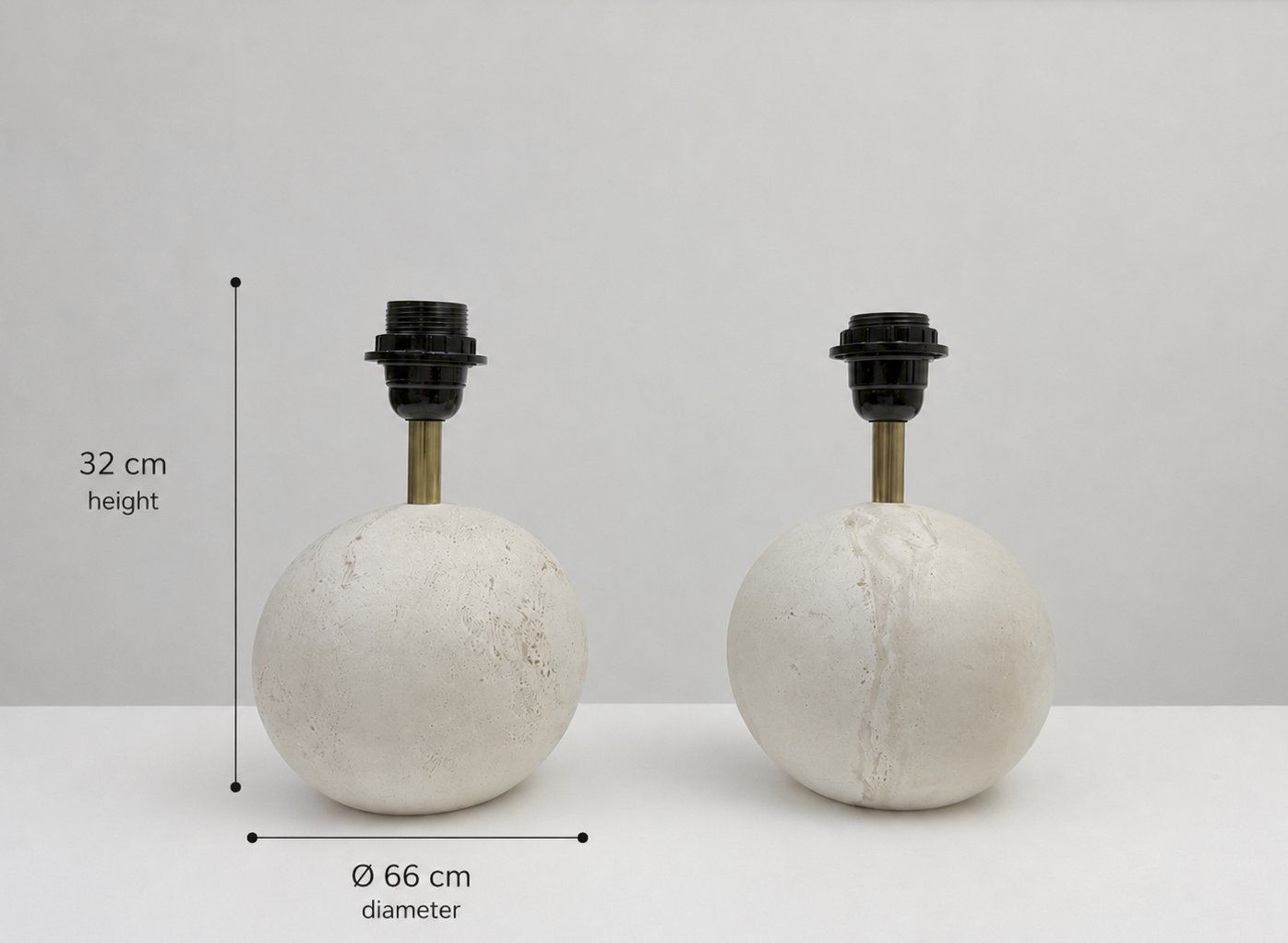 Lampes: Travertine Table Lamp Italy, 70s – D'occasion à Dagmersellen par vvinteriorhome 1