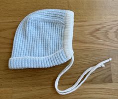 Clayeux - Bonnet bébé bleu et blanc, taille 0