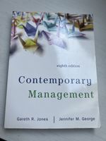 Contemporary Management: Eighth Edition - Textbook!