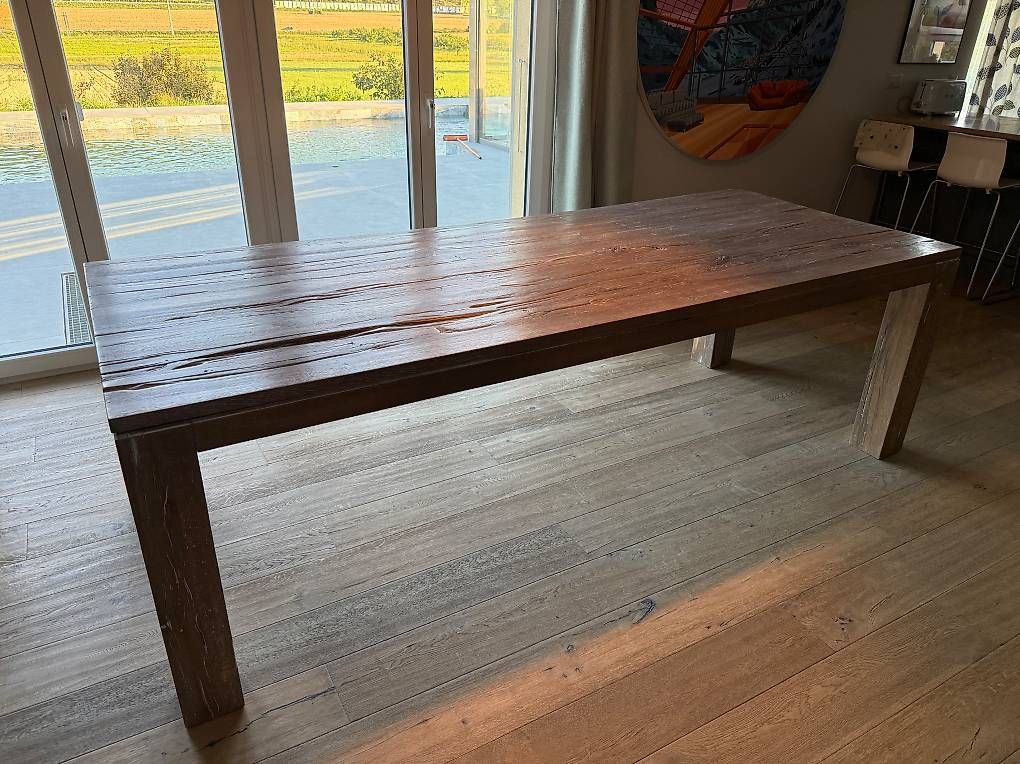 Tavoli: Table en chêne massif – Usato da Perroy venduto da fab_s66z 1
