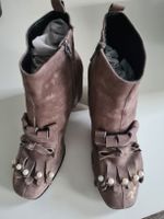 KENNEL&SCHMENGER STIEFELETTE BRONZE/ROSA GR.39