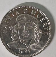 Seltene Kuba Gedenkmünze 3 Pesos Che Guevara, 1995