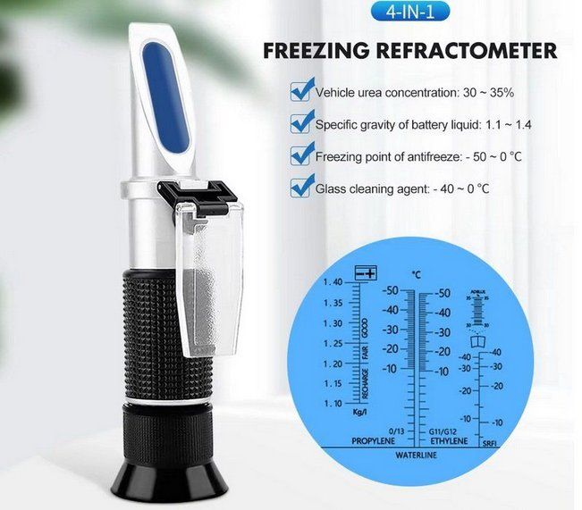 Misurare: 4-in-1-Refraktometer Adblue, Propylen, Ethylenglykol – Nuovo e nell'imballaggio originale da Bremblens venduto da UNSTOCK