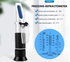 4-in-1-Refraktometer Adblue, Propylen, Ethylenglykol