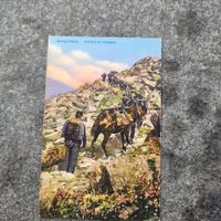 PostKarte AK Militär Artillerie De Montagne