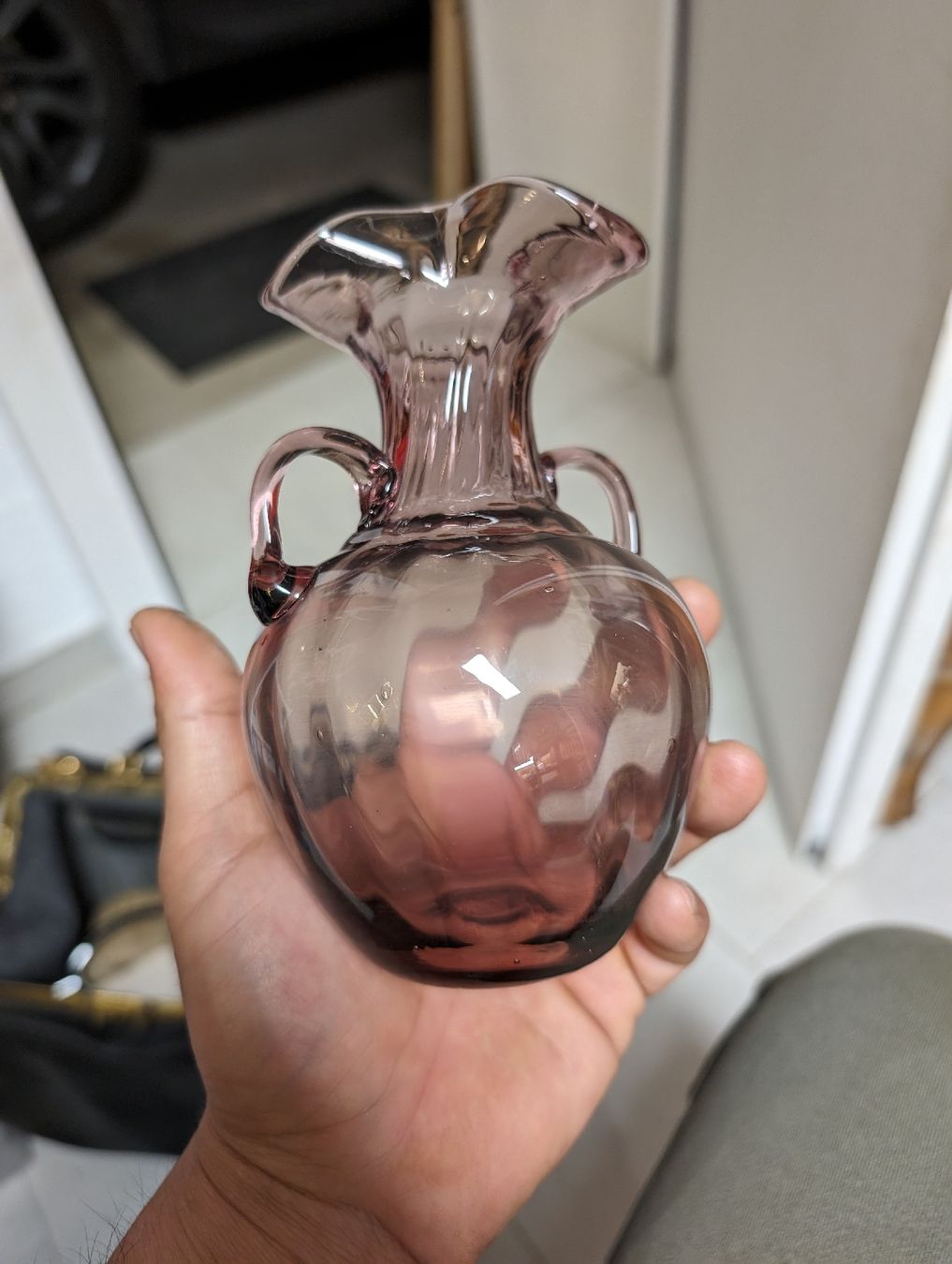 Vasi & Recipienti: Vase en verre Améthyste – Usato da La Place (Ayent) venduto da s4c4 3