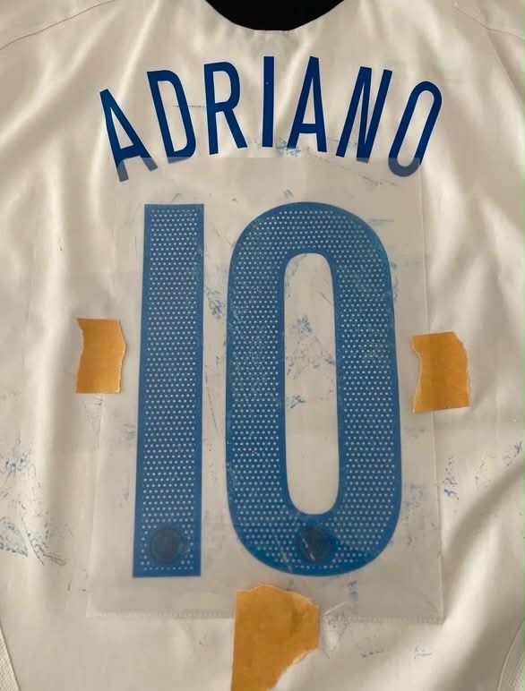 Nike Canottiere & Pantaloni: Inter de Milan Original 2005/06 Adriano size L – Usato da Genève venduto da RdV-o-BuyMorePayLess 2