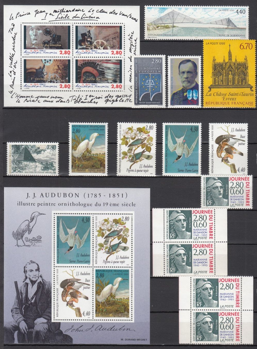 Tutti i francobolli: Frankreich 1995 postfrisch – Usato da Bürglen TG venduto da StampGraf
