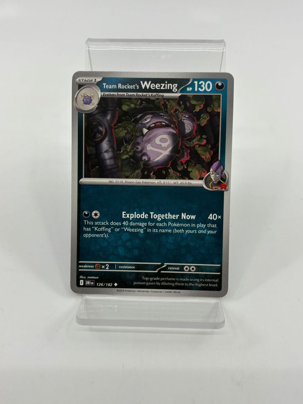 Pokémon Carte collezionabili: Pokemon Team Rocket's Weezing 126/182 – Usato da Herisau venduto da Pokemon2026