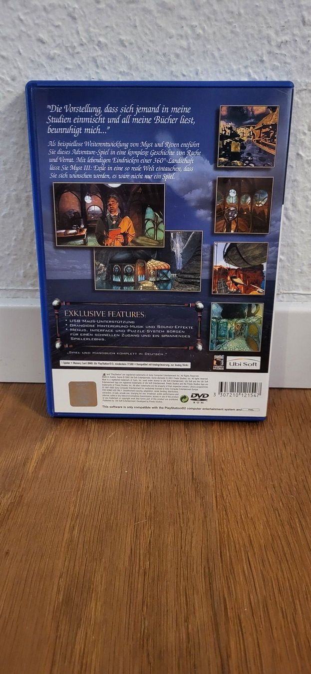 Sony Giochi: PS 2 - Myst 3 Exile – Usato da Münsingen venduto da DigitaleSpielecke 1