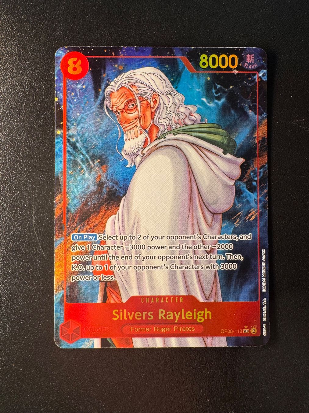 Bandai Carte collezionabili: One Piece, Silvers Rayleigh card – Usato da Corticiasca venduto da gio_yp69