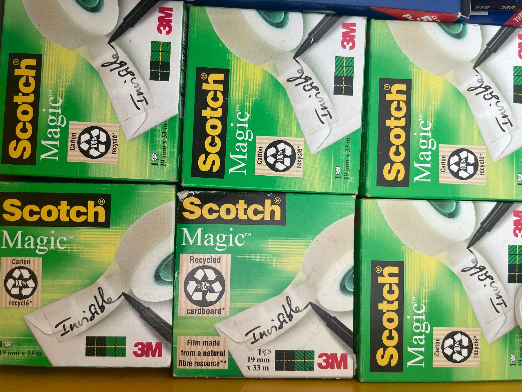 Sticker: Scotch Magic Klebeband Invisible 12 Rollen – Nuovo (secondo la descrizione) da stüsslingen venduto da Aless14