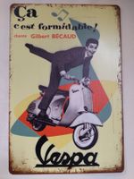 Vespa Blechschild / Blechtafel Vespa