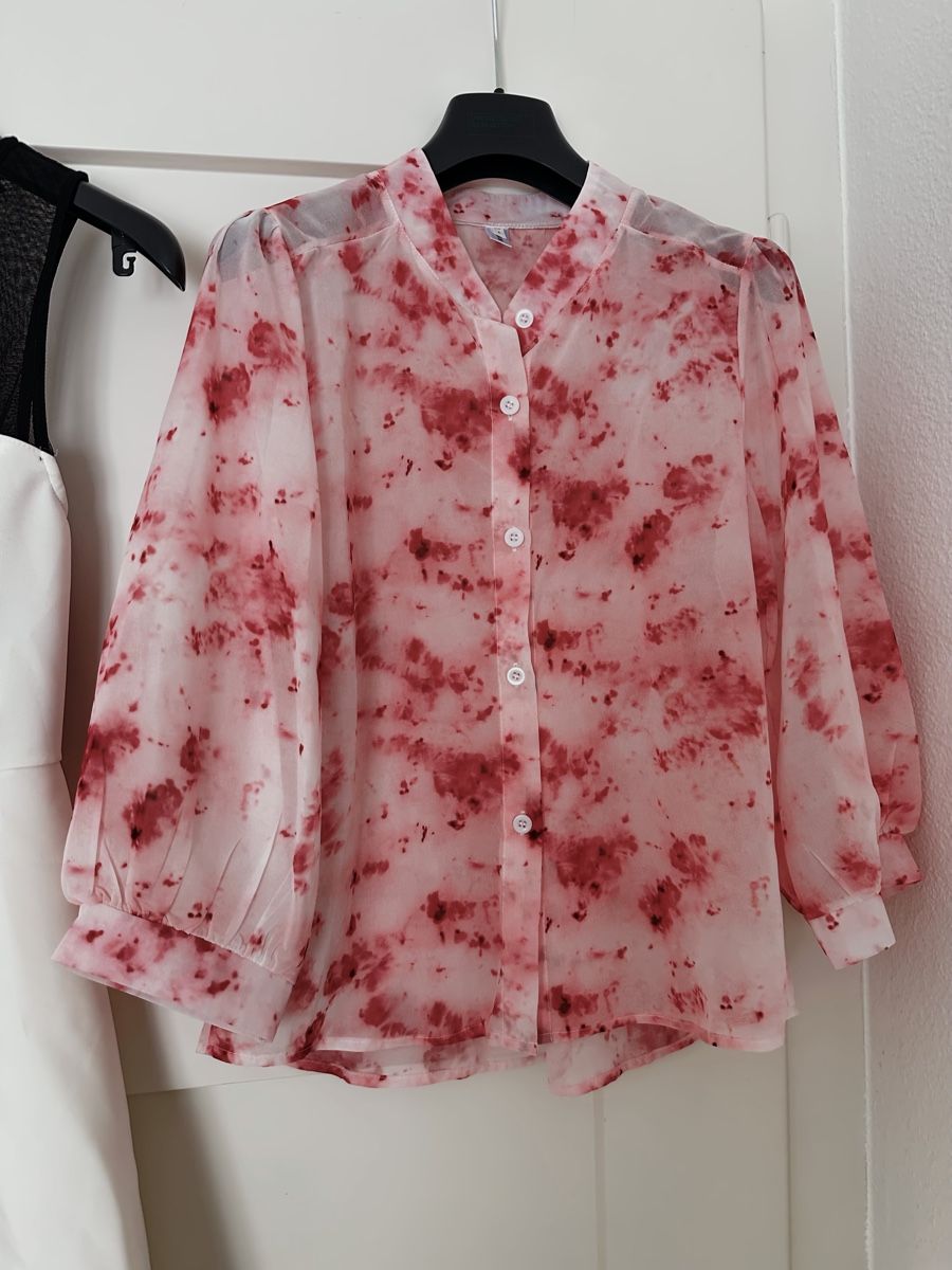 Camicette: Sommerbluse mit Muster, Gr. S, transparent & luftig! – Usato da Chur venduto da auroraley