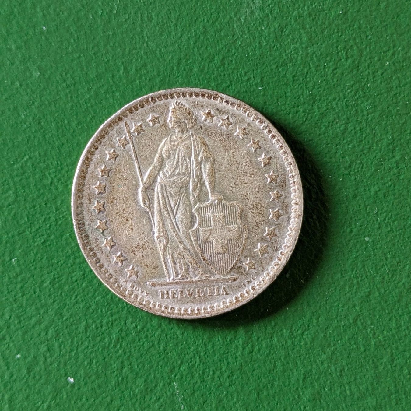 Tutti le monete: Pièce rare 2 Francs Suisse, 1963 – Usato da Orsieres venduto da IndianaJones50a 1