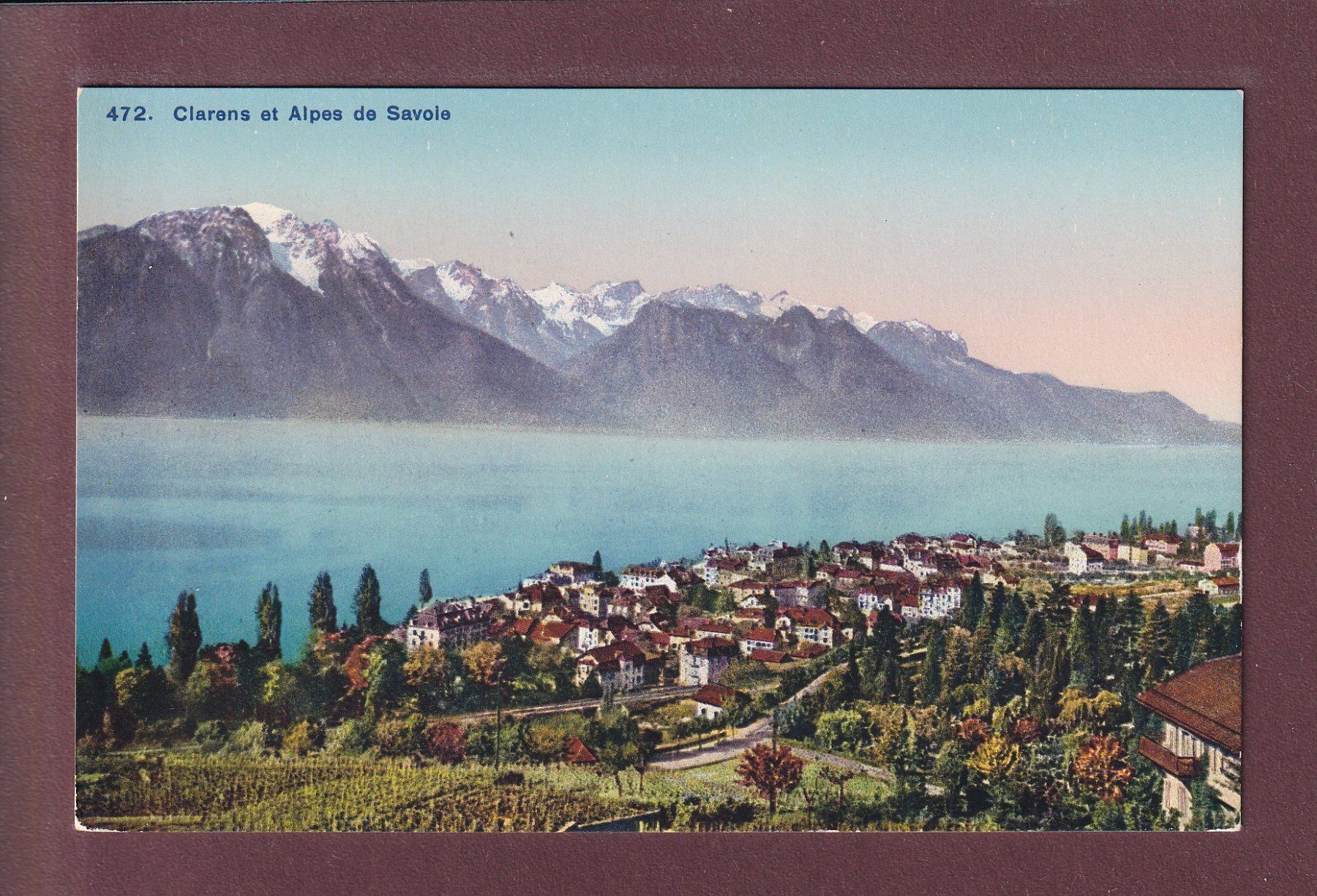 Cartoline postali: CLARENS - Alpes de Savoie – Usato da Pully venduto da nicecards