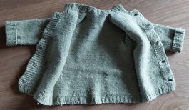 Baby Strickjacke, Handgestrickt, Gr. 80