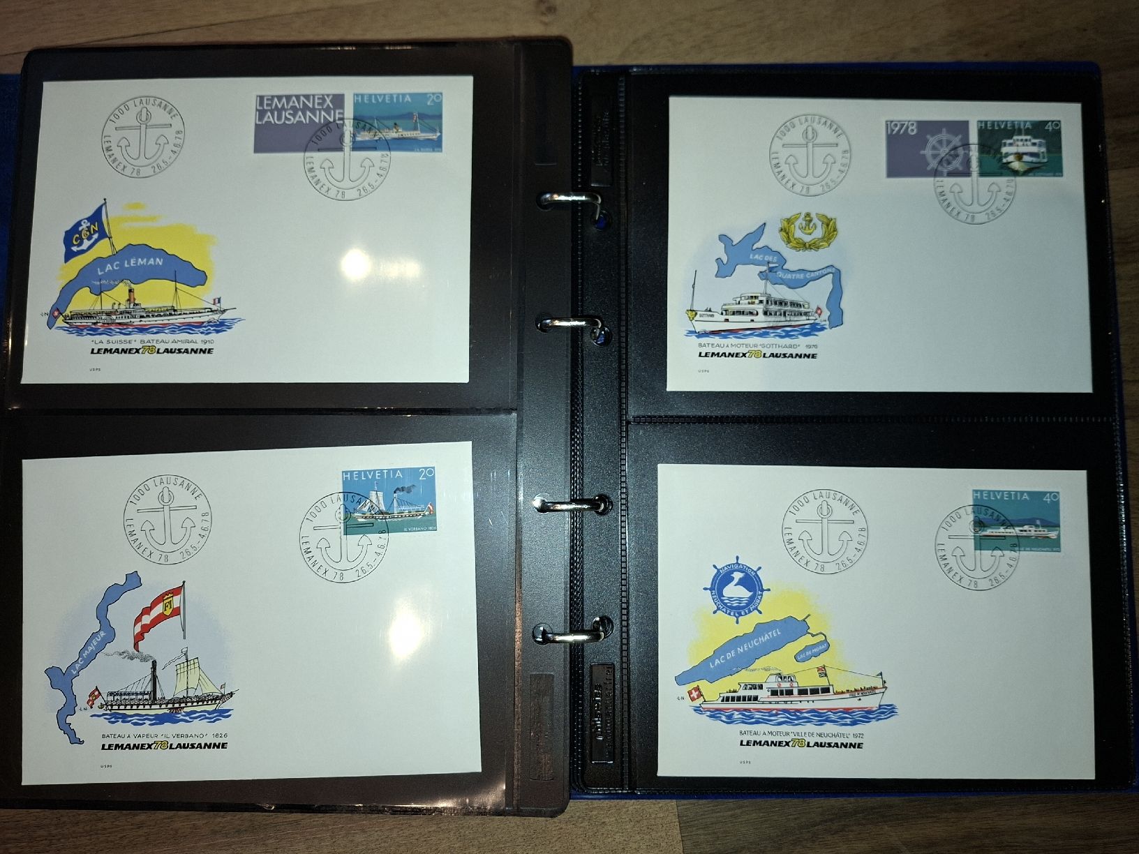 Tous les timbres: Lemanex 1978 Schiffsamlung / Briefe div – D'occasion à Balgach par SIMEON27 6