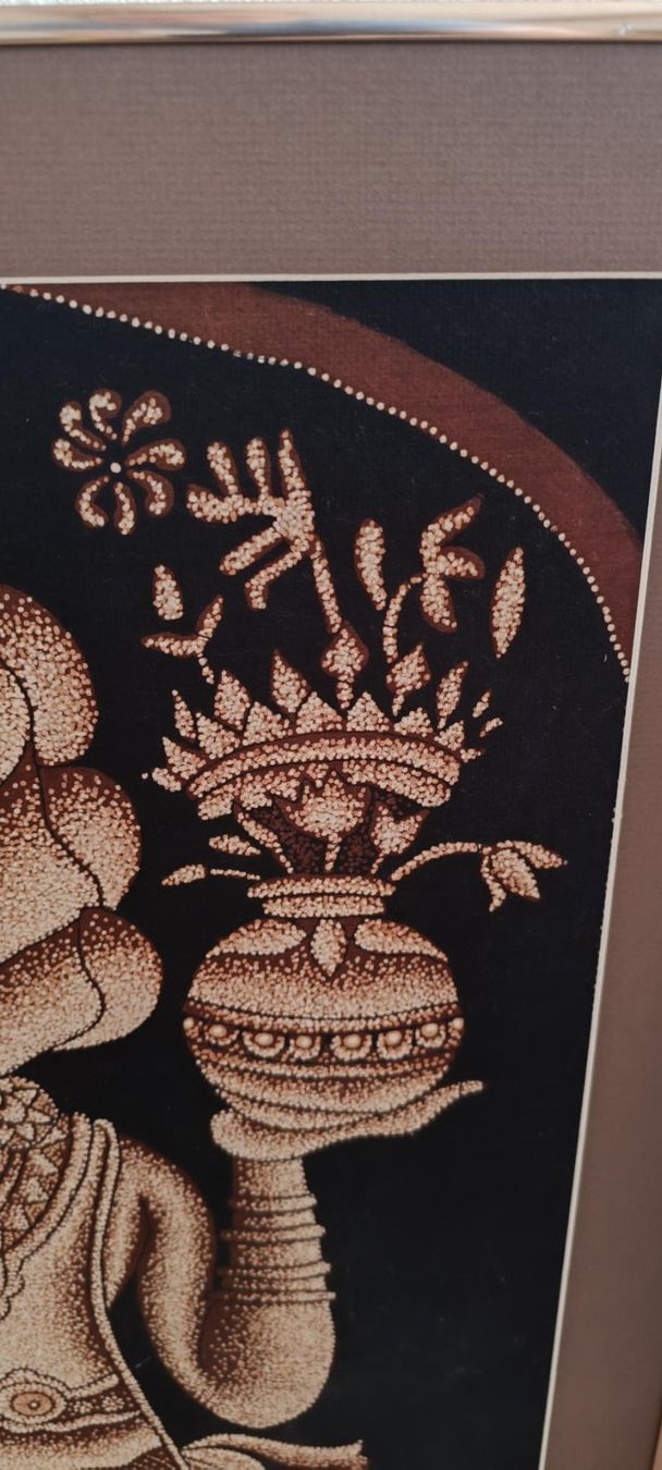 Poster & Bilder: Batik-Bild Naga-König – Gebraucht aus Erlinsbach SO von hun_bvg6 3