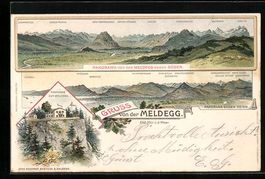 Litho Walzenhausen, Gasthaus Meldegg J. 