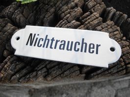NICHTRAUCHER EMAILSCHILD
