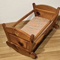 antik Holzwiege baybybett Gr;64x40cm 《Art;2247》