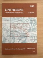 LinthEbene Wanderkarte 1:25000 - Topographische Karte!