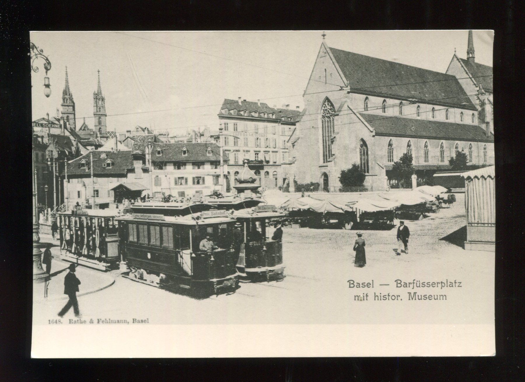 Cartes postales: Basel, Barfüsserplatz, Tramzüge – D'occasion à Aarau par Elmaar41