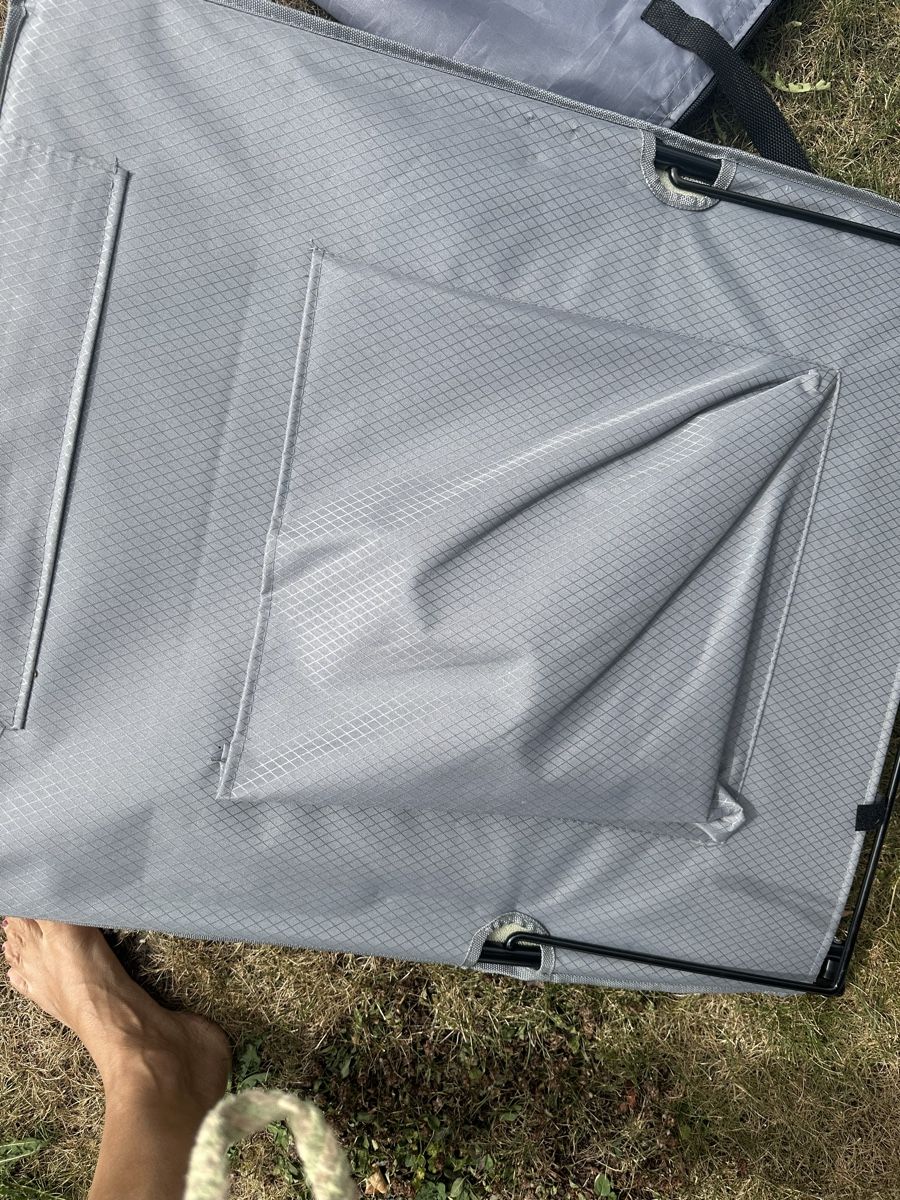Bodenmatten: Strandliege  grau mit Tragetasche  – Gebraucht aus Egg b. Zürich von Chobe 6