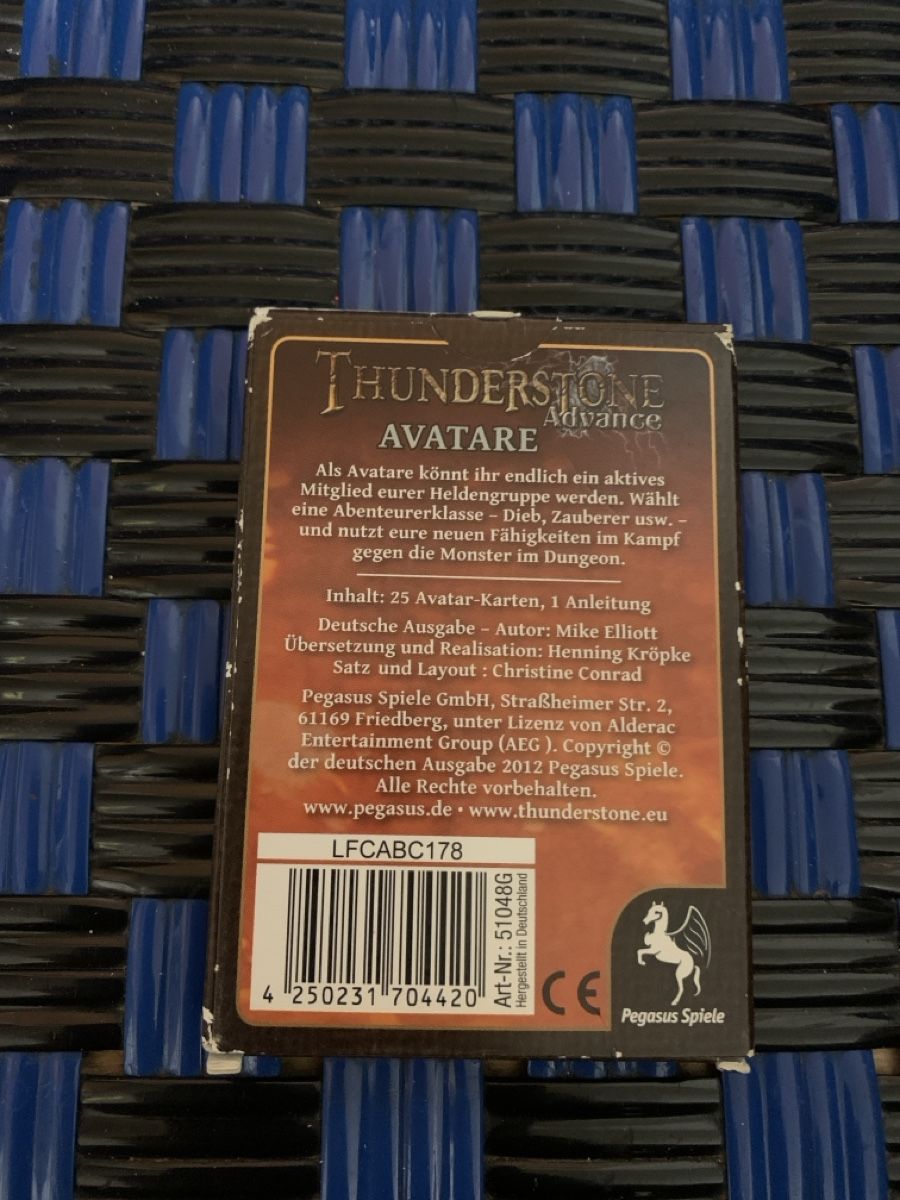 Giochi: Thunderstone Advance Avatare – Usato da Zug venduto da Starkeente 1