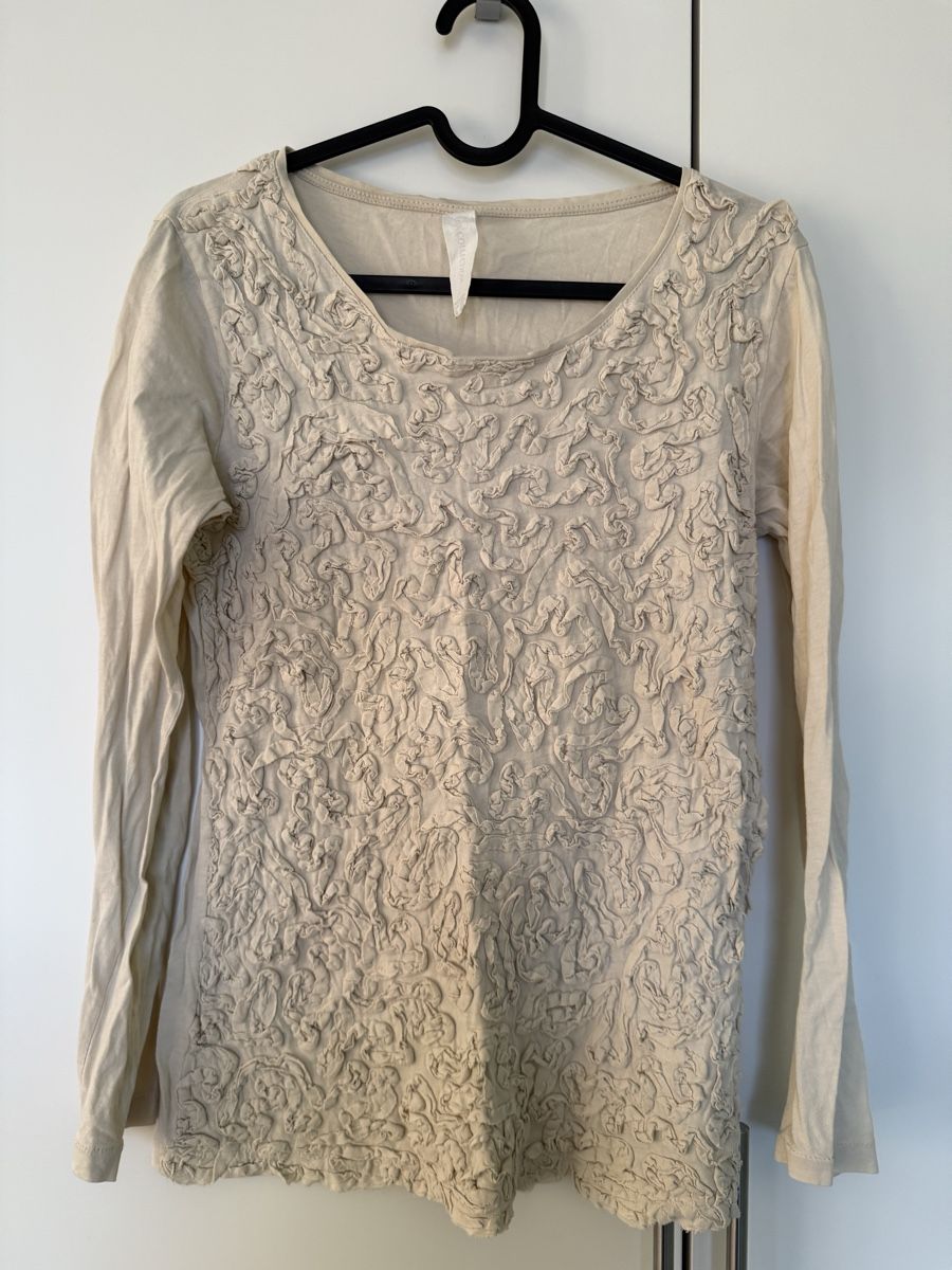 Zara Top: Zara Collection Shirt Beige, Grösse L – Usato da Olten venduto da smashbox