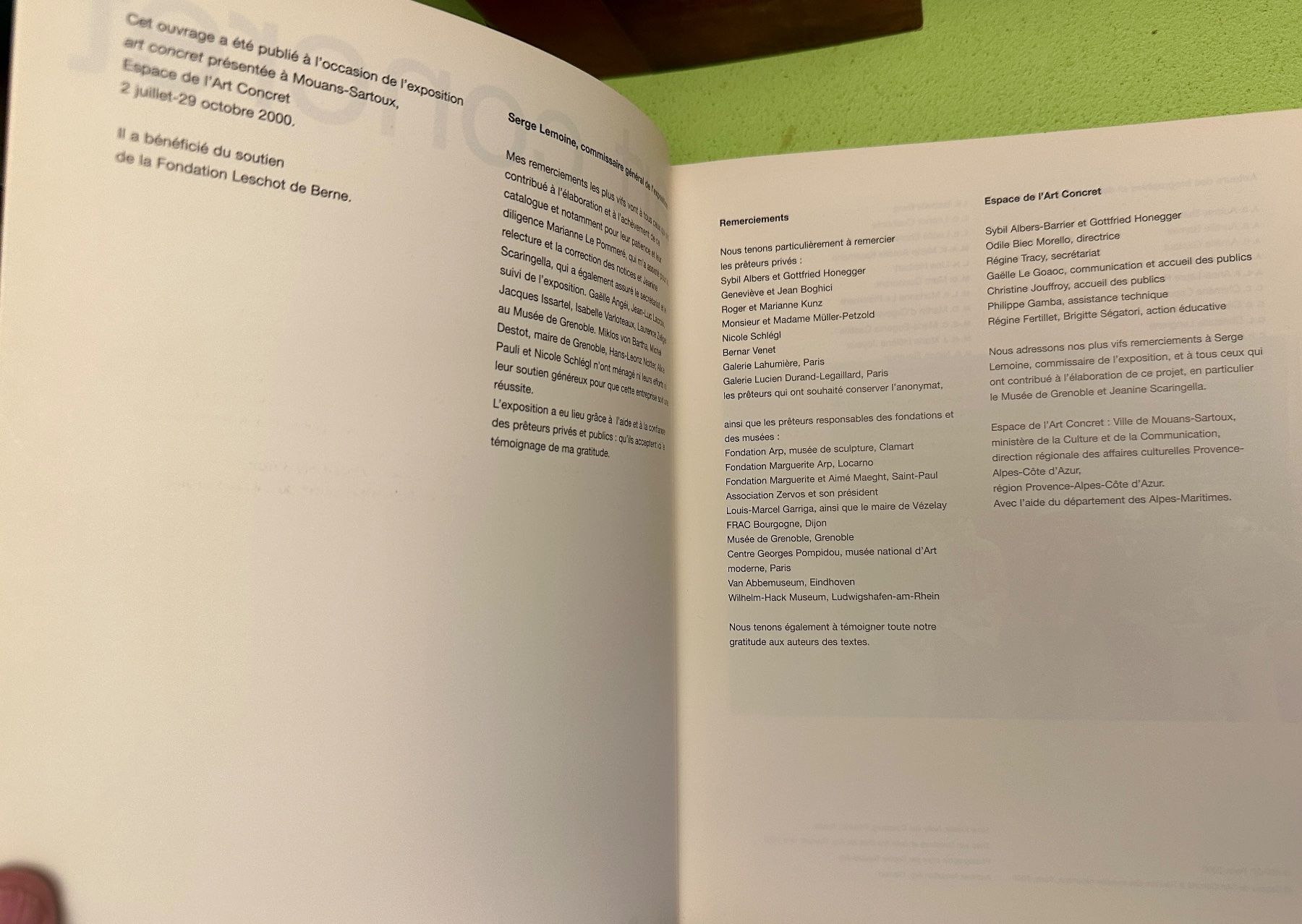 Libri: Serge Lemoine: Art Concret. – Usato da Zürich venduto da allp 2