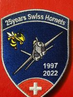 Swiss Hornets Jubiläums-Patch 1997-2022, Top Zustand!
