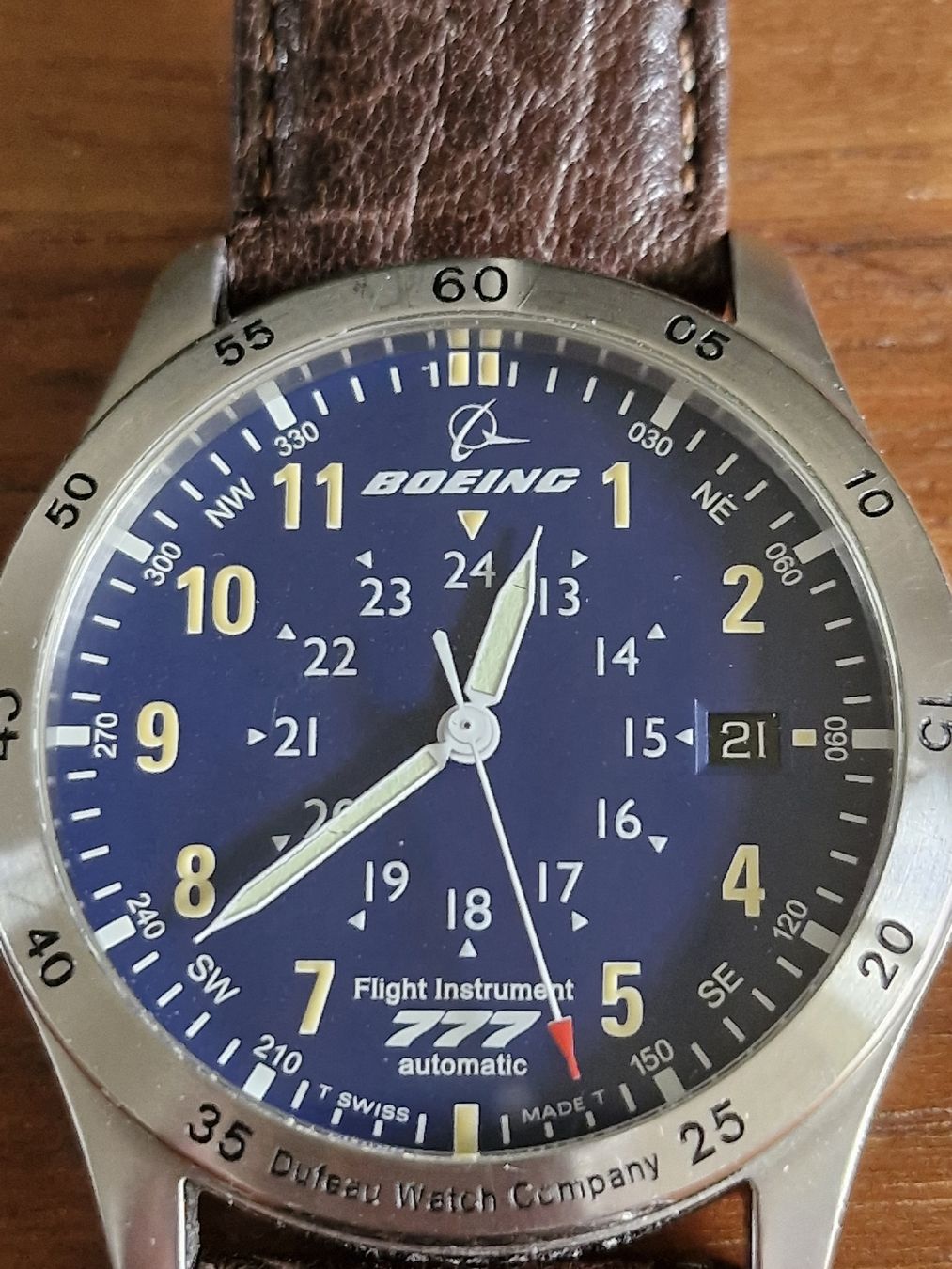 swissair AIRLINER II N°0067 DUFEAU 腕時計 Dufeau – Watches for pilots