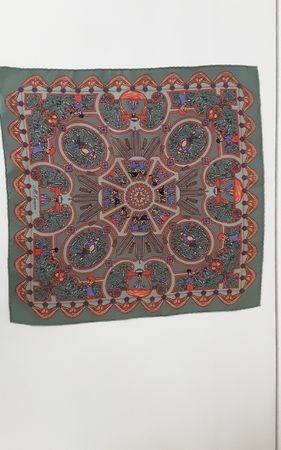 Foulard / pochette de costume A.G. Ganova 41x41cm, soie