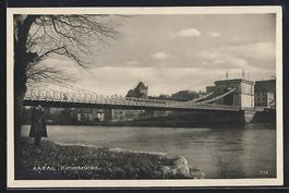 AK Aarau, Die Kettenbrücke, 1926