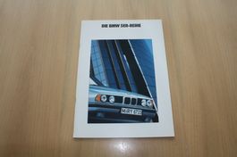BMW 5er-Reihe E34 Prospekt 1990