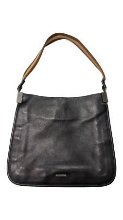 Gucci Schwarze Hobo Bag Schultertasche Tasche Leder