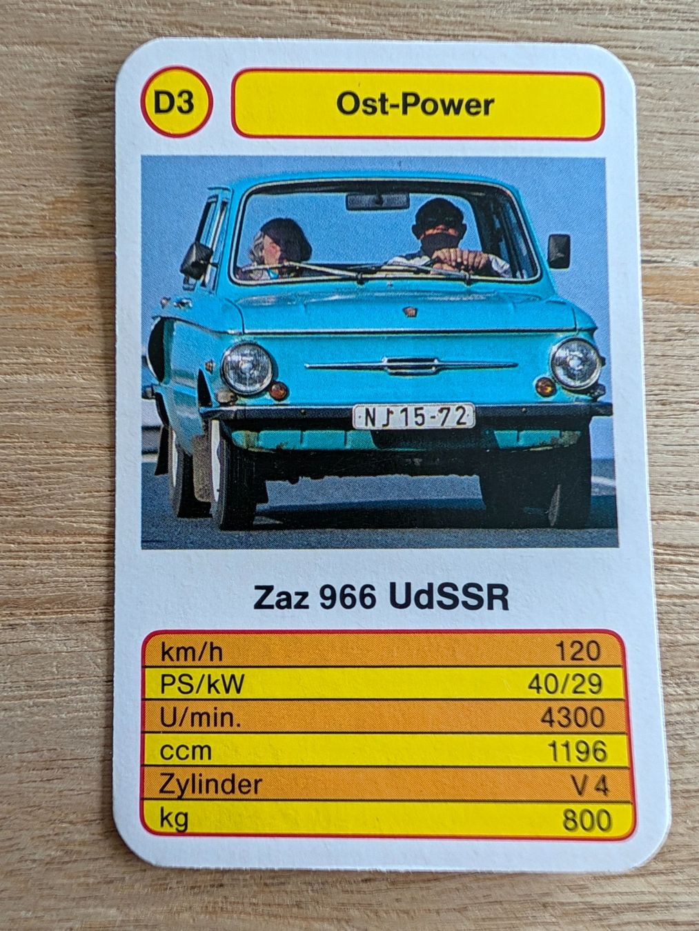 Giochi: Quartett Ost-Power – Usato da Zuzwil SG venduto da Atalanta75 2