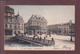 GENEVE - Place Bel-Air - 1906
