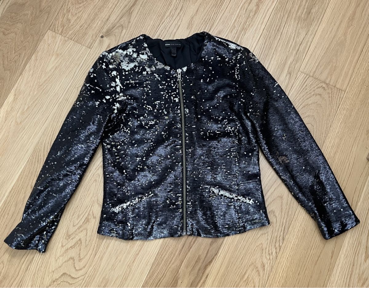Mango Giacche: blouson aviateur à sequins – Nuovo (secondo la descrizione) da Forel (Lavaux) venduto da julie13