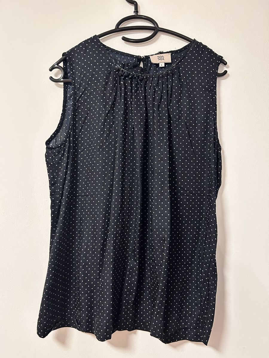 Camicette: Noa Noa Top, Grösse L, Schwarz/Weiss, Polka Dot – Usato da Kirchlindach venduto da smare