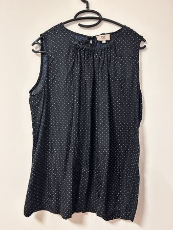 Noa Noa Top, Grösse L, Schwarz/Weiss, Polka Dot