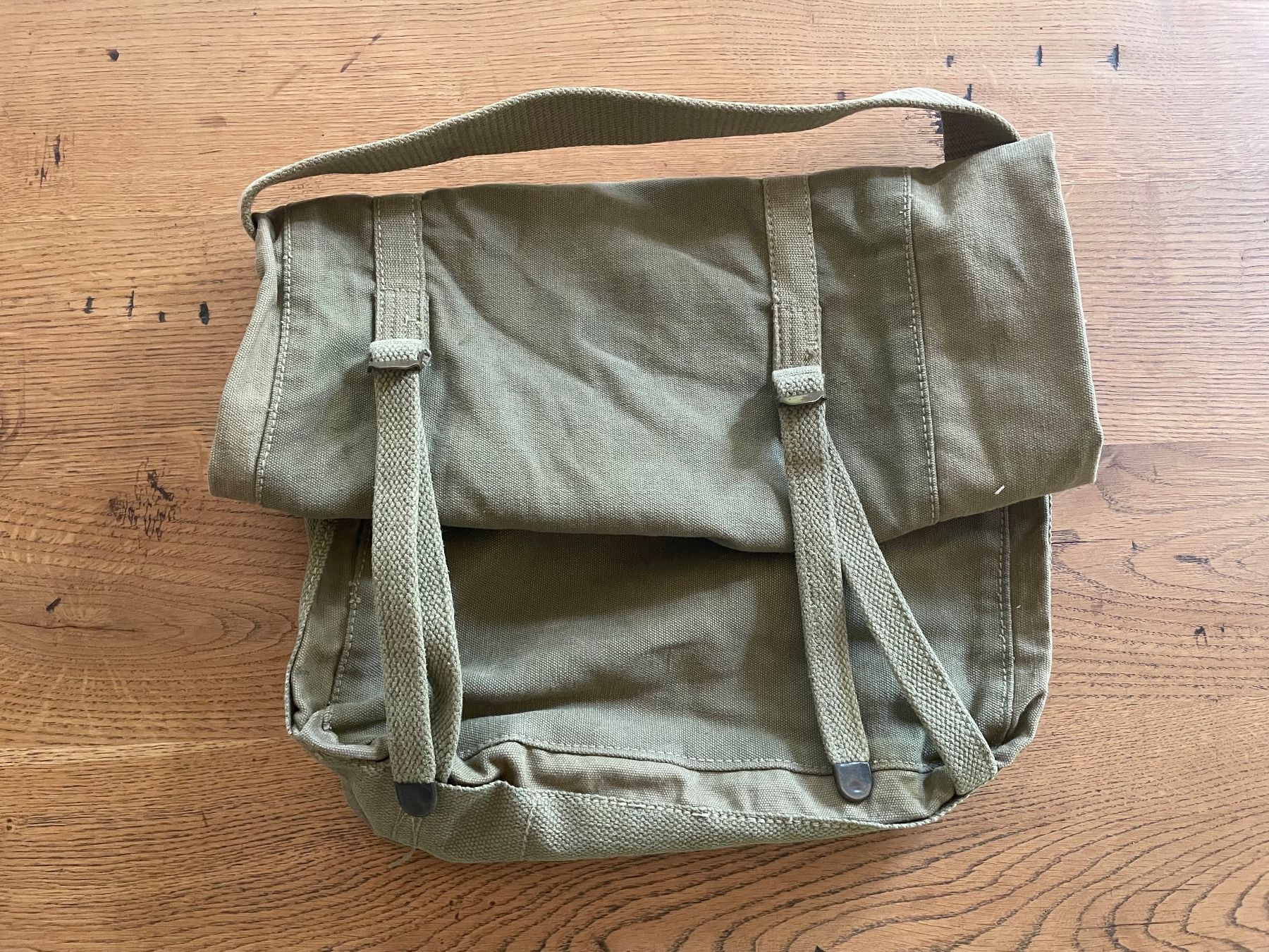 US Army Uniformi: Original WW2 us marine corps Knapsack (lower pack) – Usato da Oberbütschel venduto da Woodie2005