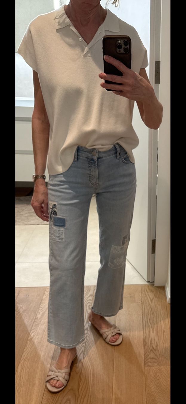 Cambio Jeans: CAMBIO Jeans Gr.36 hellblau Patch Stickerei – Usato da Baar venduto da Jjanet 1