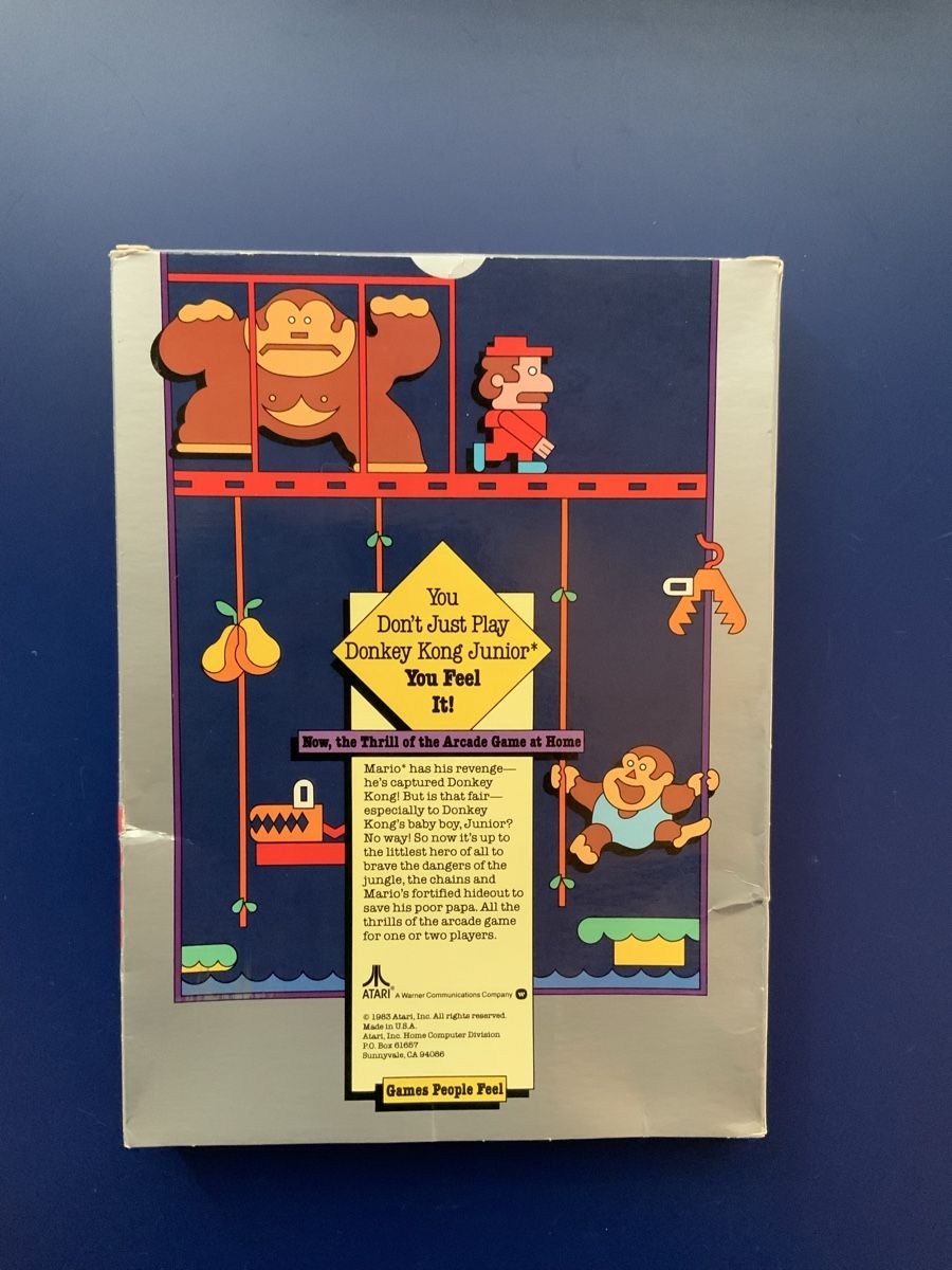 Jeux: Donkey Kong Junior Atari home computer game complete – Neuf (Voir description) à Brigerbad par Marcelo79 3