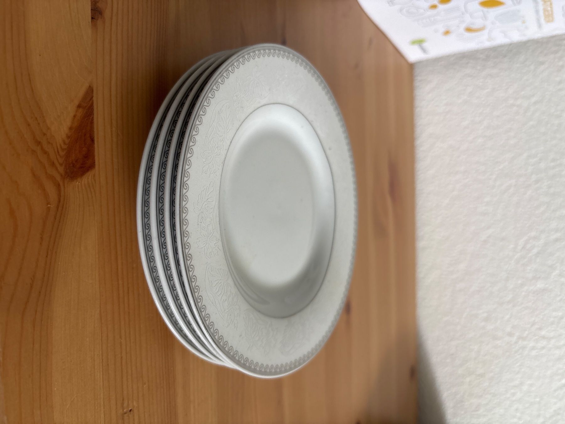 Piatti: Teller Set, Winter Angebot, Fein Steingut, Top Zustand – Usato da Zürich venduto da luxy 1