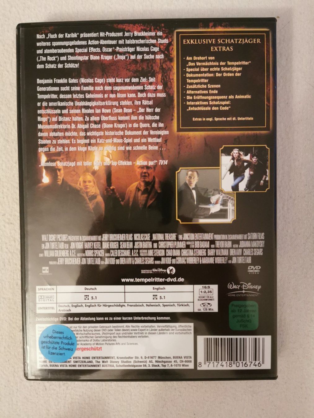 Tutti i DVDs: DVD Das Vermächtnis der Tempelritter – Usato da Wimmis venduto da hawaiiblume 1