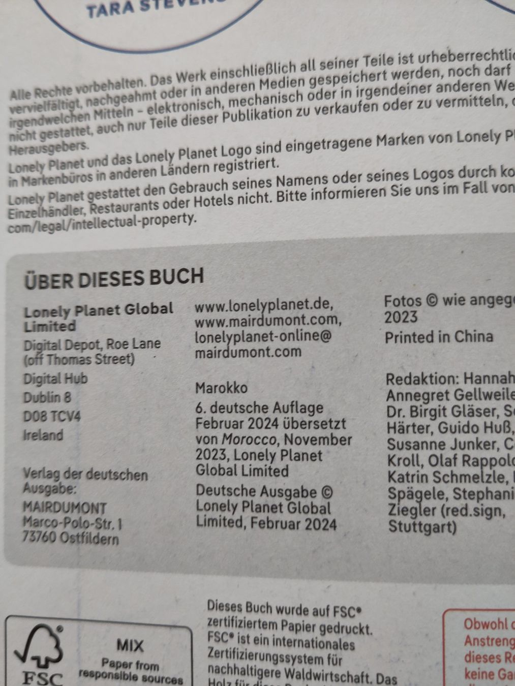 Libri: Lonely Planet Marokko – Usato da Winterthur venduto da morsut 1